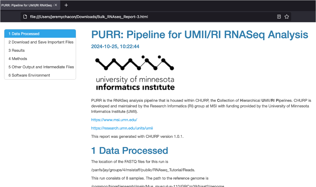 bulkrnaseq report headd